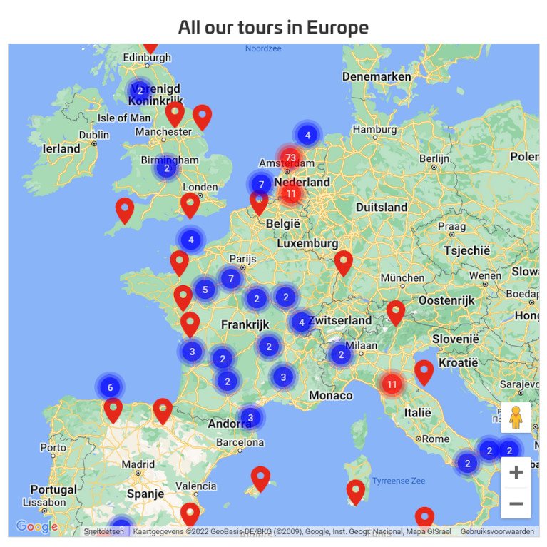 Reizen in Europa
